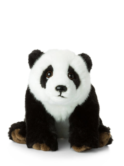 WWF Panda floppy 23 cm - 9'' | Black / White