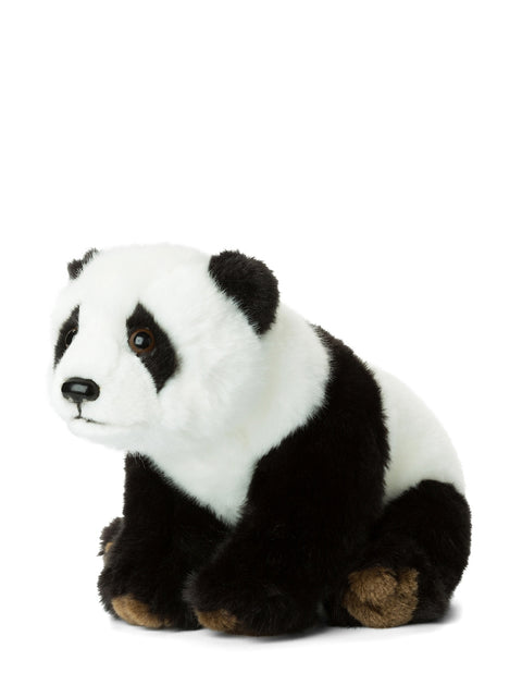 WWF Panda floppy 23 cm - 9'' | Black / White