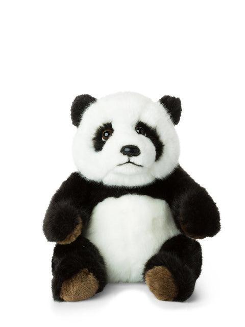 WWF Panda sitzend 22 cm | Schwarz / Weiß