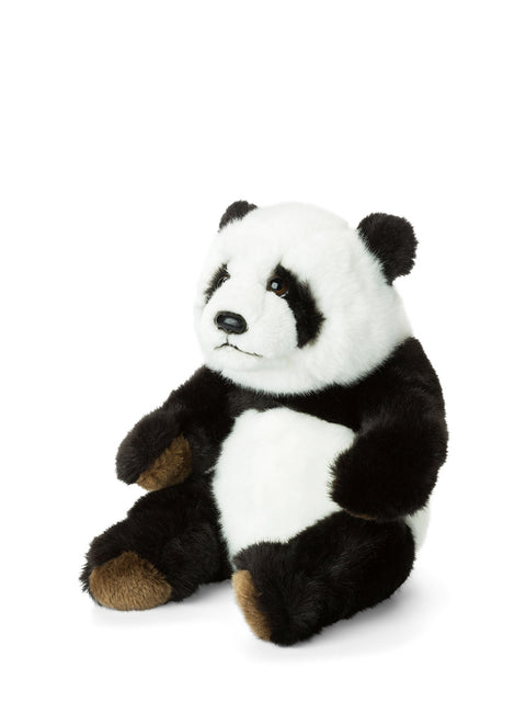 WWF Panda sitzend 22 cm | Schwarz / Weiß