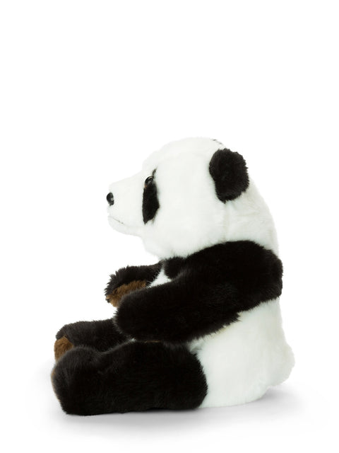 WWF Panda sitzend 22 cm | Schwarz / Weiß