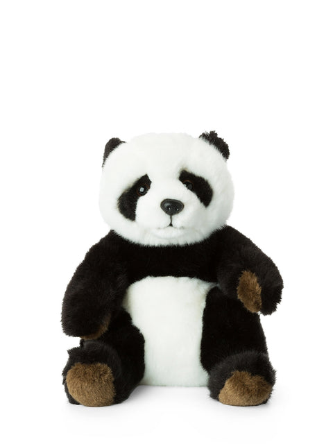 WWF Panda sitzend - 15 cm - 6'' | Schwarz / Weiß