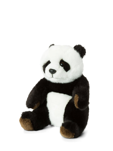 WWF Panda sitzend - 15 cm - 6'' | Schwarz / Weiß