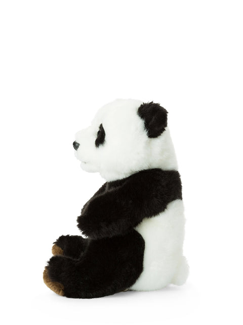 WWF Panda sitzend - 15 cm - 6'' | Schwarz / Weiß