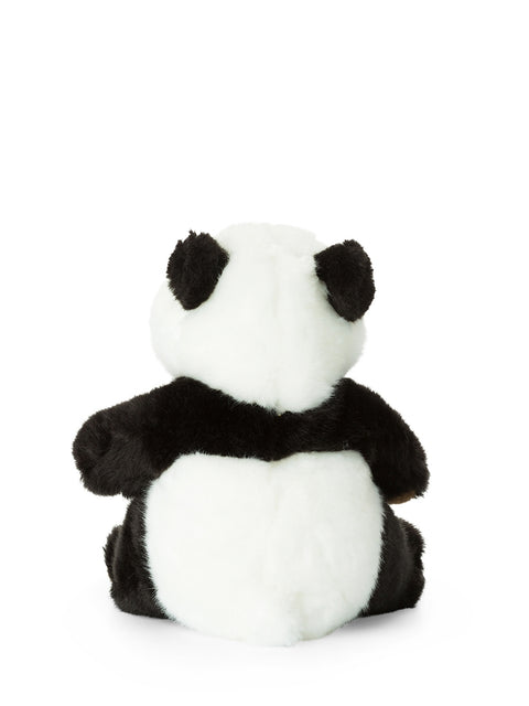 WWF Panda sitzend - 15 cm - 6'' | Schwarz / Weiß