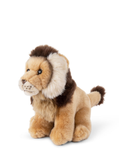 WWF Lion floppy 19 cm - 7,5'' | Brown / Yellow