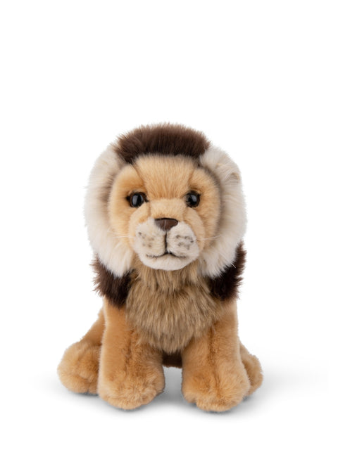 WWF Lion floppy 19 cm - 7,5'' | Brown / Yellow