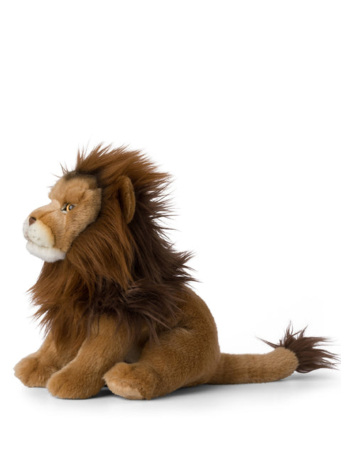 WWF Lion floppy 30 cm - 12'' | Brown / Yellow