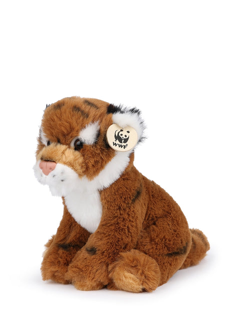 WWF ECO Tiger 15 cm - 6'' | Brown / Yellow