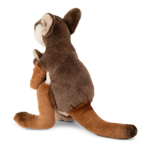 WWF Wallaby mit Joey 19 cm - 7,5'' | Braun