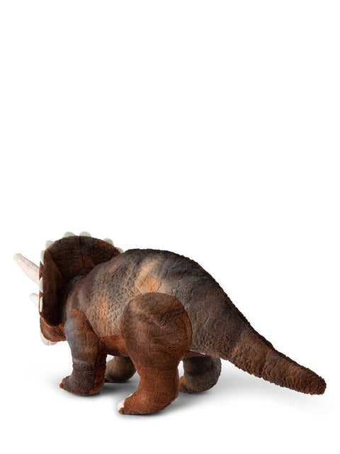 WWF Triceratops 23 cm - 9'' | Brown / Beige