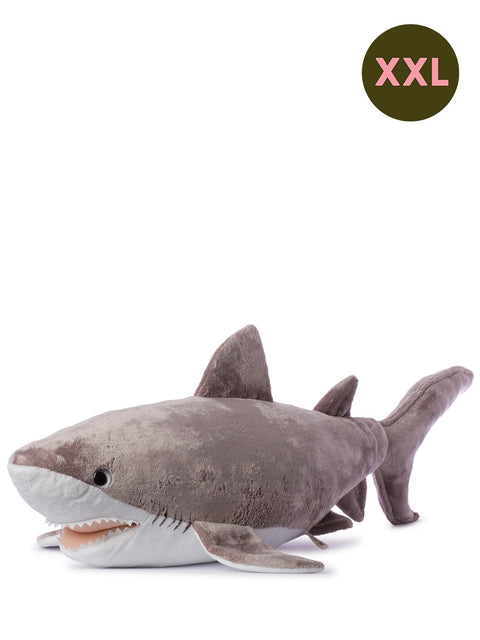 Great White Shark GIANT 109 cm - 43” '' | White