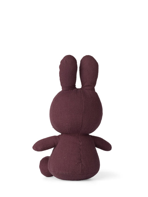 Miffy Mousseline 23 cm - 9'' | Aubergine