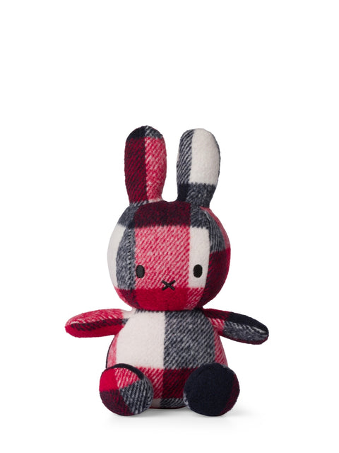 Miffy Check 23 cm - 9”'' | Red / Blue