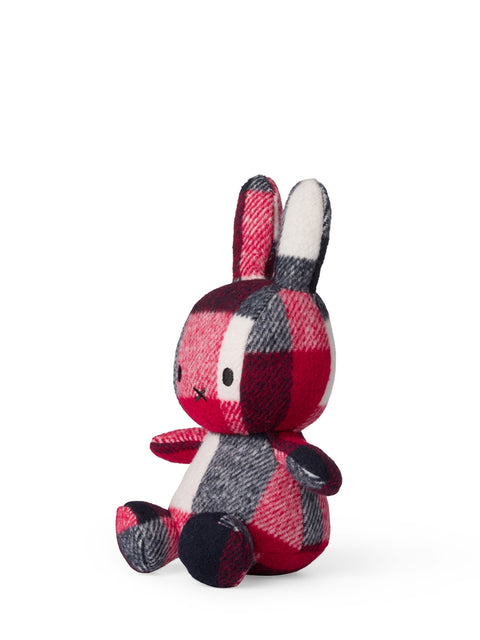 Miffy Check 23 cm - 9”'' | Red / Blue