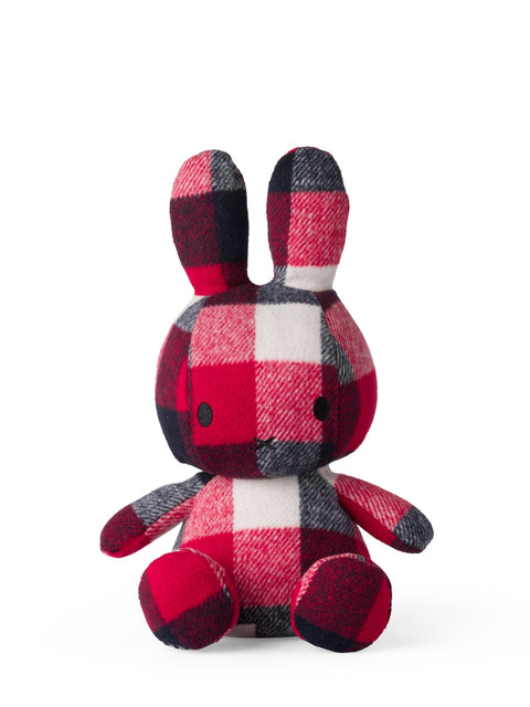 Miffy Check 33 cm - 13”'' | Red / Blue