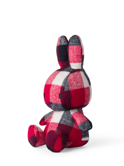 Miffy Check 33 cm - 13”'' | Red / Blue