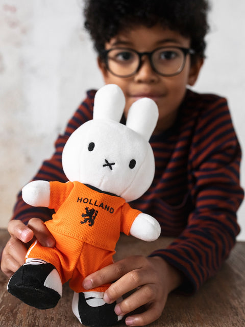 Miffy Holland Football player BackNr 8! 24 cm - 9,5'' | Orange