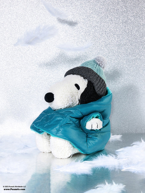 Snoopy with Puffer Jacket 20 cm - 8'' | Cream