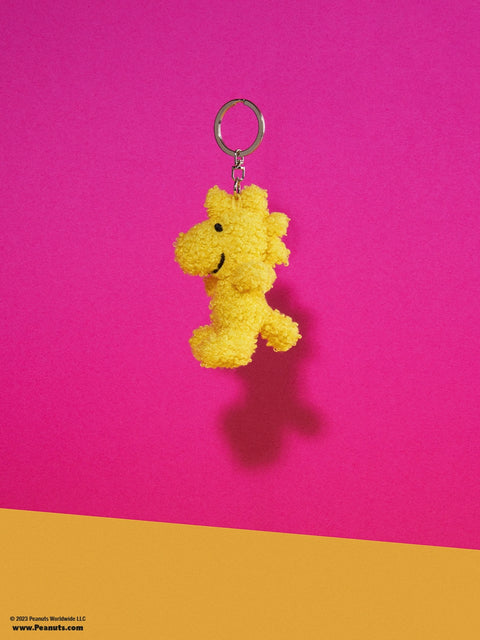 Woodstock ECO Tiny Teddy keychain 7 cm - 3'' | Yellow