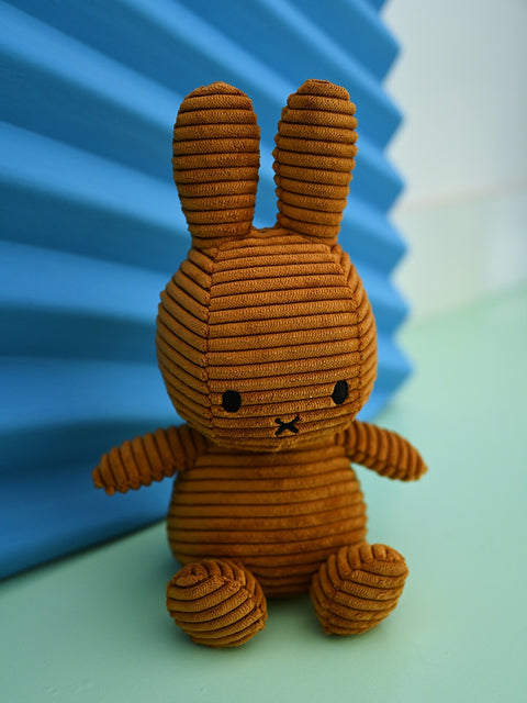 Miffy ECO Corduroy 23 cm - 9'' | Cinnamon