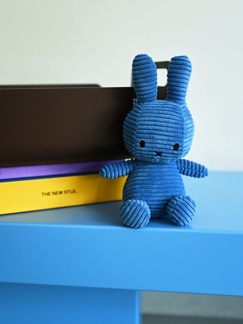 Miffy ECO Corduroy 23 cm - 9'' | Kobalt Blue