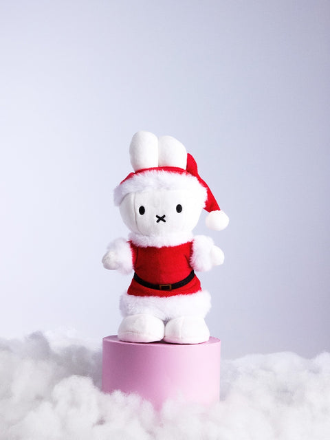 Miffy Standing Santa 24 cm - 9,5'' | White / Red