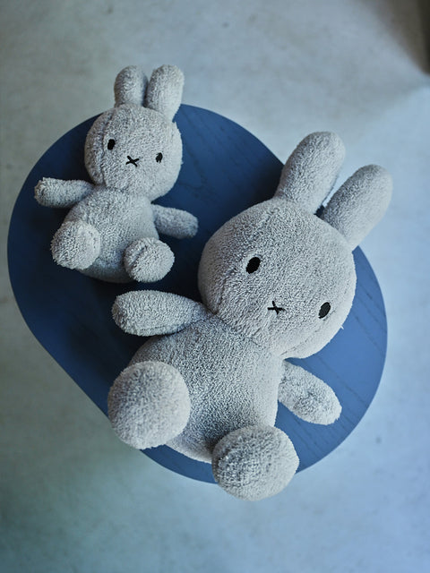 Miffy Frottee 23 cm - 9'' | Hellgrau